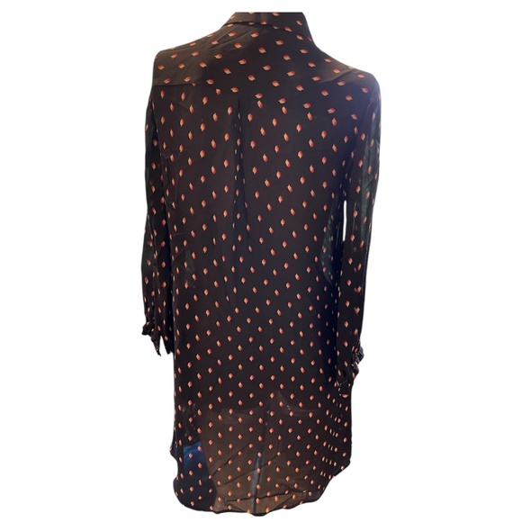 Juicy Couture 100% Silk Shirt Dress – Size Small - Picture 3 of 7